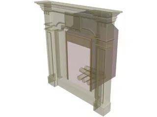Fireplace 3D Model preview