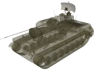 Flackpanzer Gepard 3D Model preview