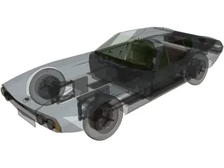 Jaguar Piranha 3D Model preview