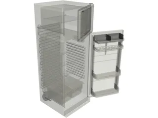 Refrigerator 3D Model preview