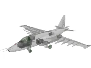 Sukhoi Su-25 Frogfoot 3D Model preview