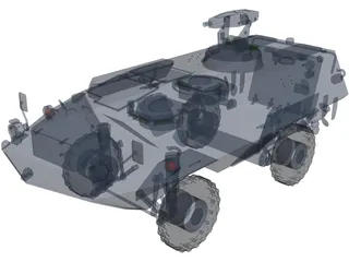 Mowag Piranha 4x4 3D Model preview