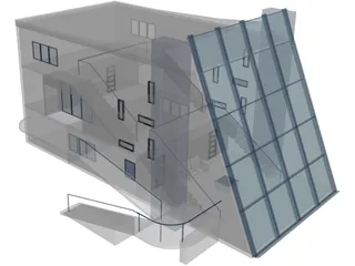 Villa 3D Model preview