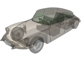 Citroen DS19 (1966) 3D Model preview