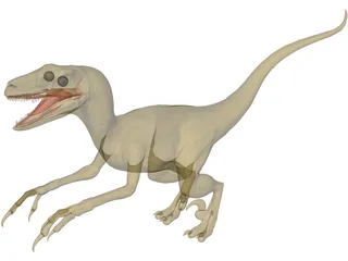Deinonychus 3D Model preview