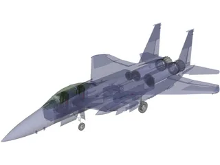 F-15E Strike Eagle 3D Model preview