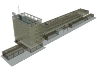 Station Kehl 3D Model preview
