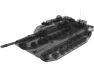 M1A2 Abrams 3D Model preview