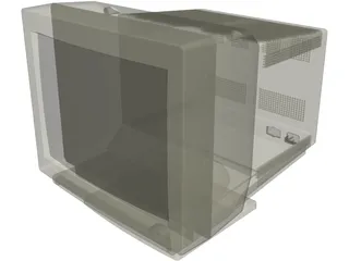 Monitor 3D Model preview