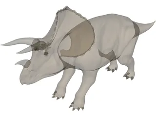 Triceratops 3D Model preview