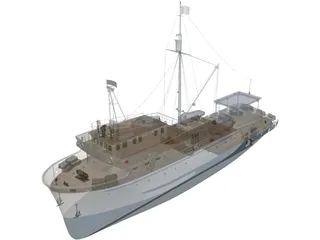 Tuna Clipper 3D Model preview