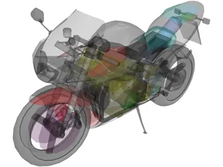 Honda CBR 959RR 3D Model preview
