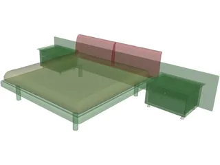 Bed 3D Model preview