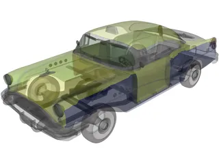 Buick Century (1957) 3D Model preview
