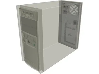 Case Mini Tower 3D Model preview