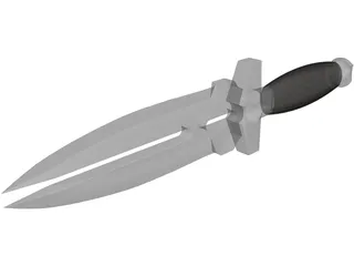 Dagger Double Shadow 3D Model preview
