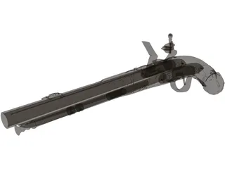 Doglock Handgun XVIII 3D Model preview