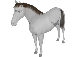 Horse 3D Model preview