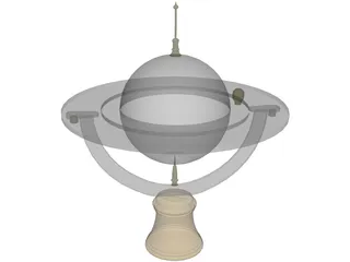 Giroscope 3D Model preview