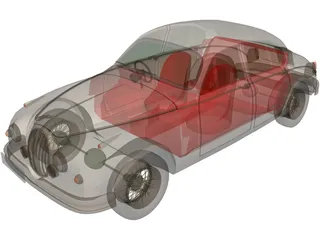 Jaguar Mark II (1962) 3D Model preview