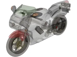 Honda NR 3D Model preview