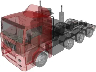 MAN Truck 3D Model preview