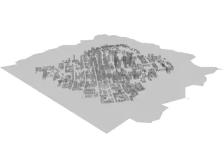 City Los Angeles (California) 3D Model preview