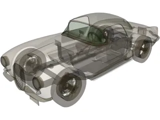 Lancia Aurelia B24 Spider (1955) 3D Model preview