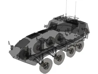 Lav 25 Piranha 3D Model preview