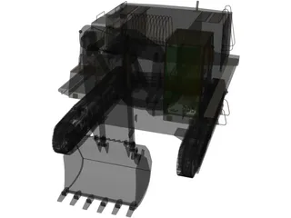 Liebherr R-96 3D Model preview