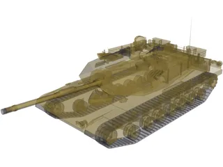 M1A1 Abrams 3D Model preview