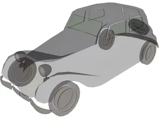Mercedes-Benz 170 3D Model preview
