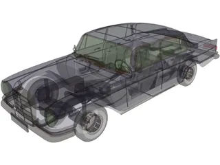 Mercedes-Benz 300 SE 3D Model preview