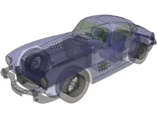 Mercedes-Benz 300 SL Coupe 3D Model preview