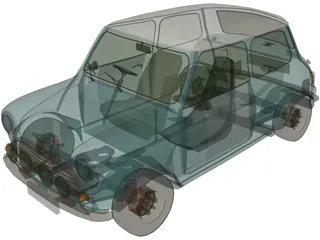 Mini Cooper S (1964) 3D Model preview