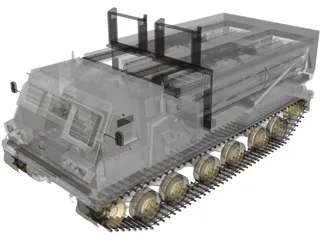MLRS M270 3D Model preview