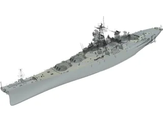 New Jersey BB 62 (83) 3D Model preview