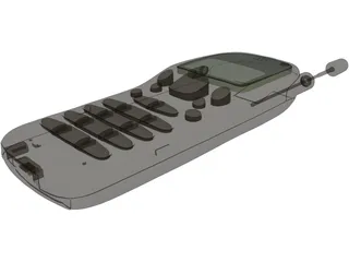 Phone Mobile Nokia 3D Model preview