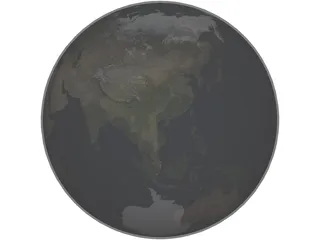 Planet Earth 3D Model preview