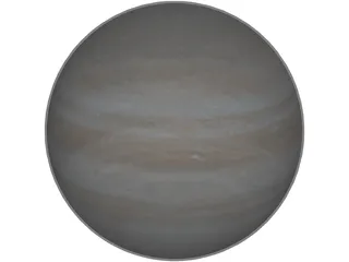 Planet Jupiter 3D Model preview