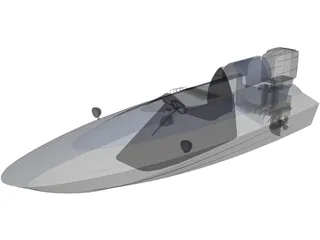Outboard Racer 3D Model preview