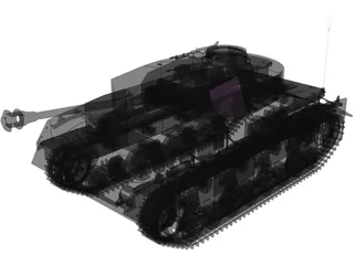 Panzer IV 3D Model preview