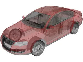Volkswagen Passat 3D Model preview
