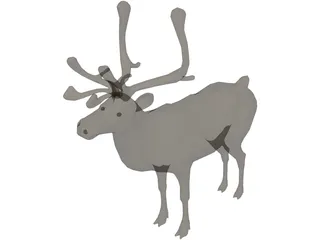 Reindeer 3D Model preview