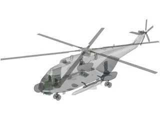 Aerospatiale SA 321 Super Frelon 3D Model preview