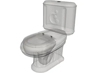Toilet 3D Model preview
