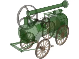 Tractor 3D Model preview