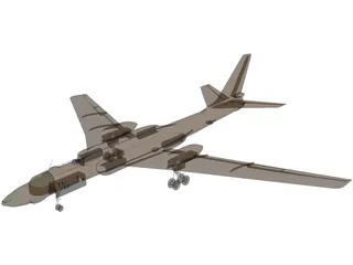Tupolev Tu-16 Badger 3D Model preview
