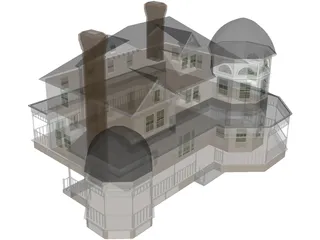 House Victorian 3D Model preview