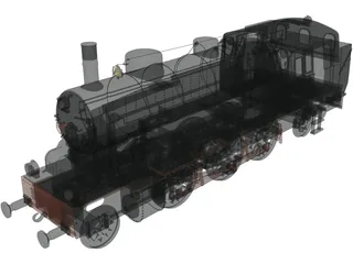 VLC75 Locomotive 3D Model preview